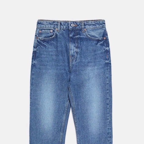 ZARA HW Premium Ankle Straight Jeans US 28 or US 6 - Picture 3 of 10